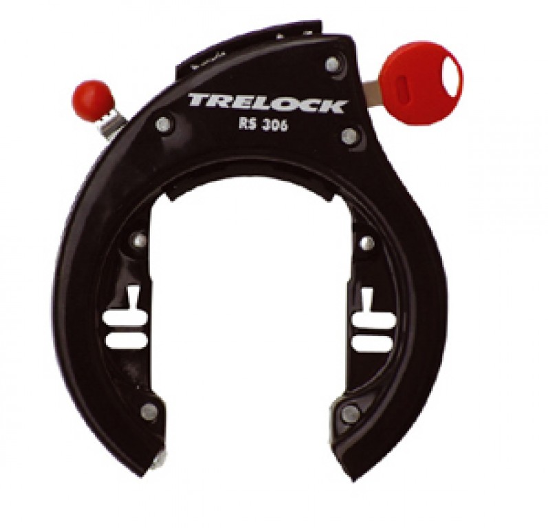 Candado Trelock RS306 negro para cuadro.